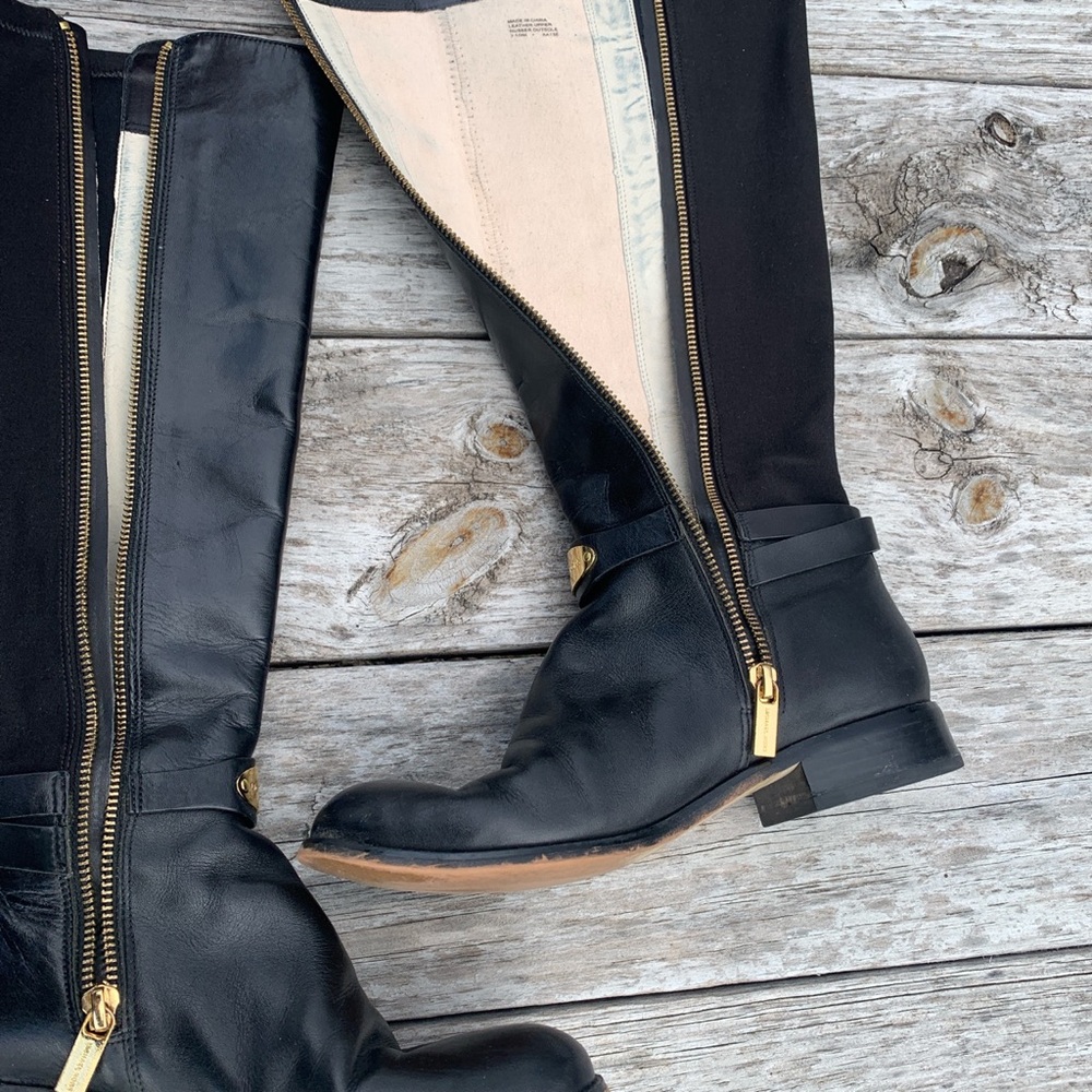 Michael Kors Knee High Black Boots 7.5 - Picture 5 of 6